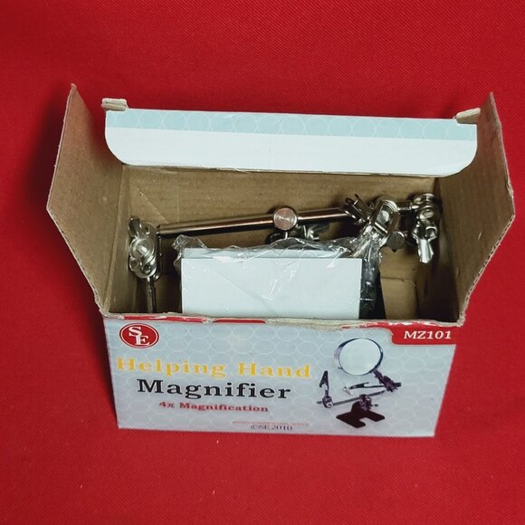SE Helping Hand Magnifier Magnifying Glass 4X Magnification MZ201 - Picture 7 of 11